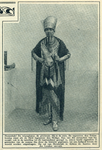 301026 Portret van Horemheb, voorgesteld door jhr. J.H. Loudon, hoofdpersoon in het lustrumspel en de maskeradeoptocht ...
